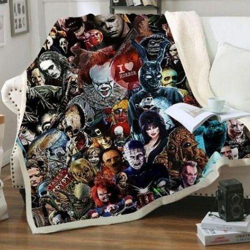 3D Horror Movie Quilt Gift Ideas For Fans, For Halloween