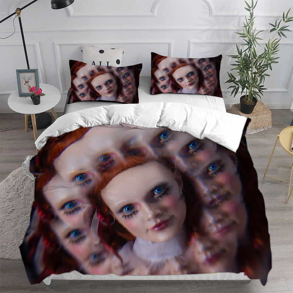 American Horror Stories Bedding Sets Gift For Birthday, Father’s Day, Mother’s Day, For Halloween
