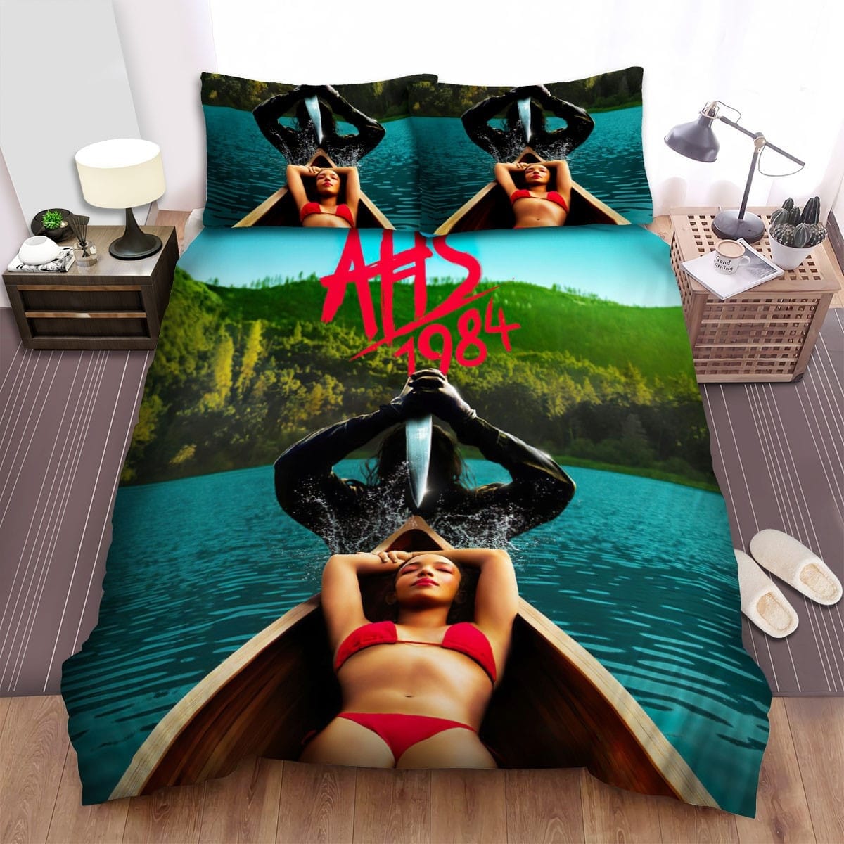 American Horror Story Killer Movie Poster Bedding Sets – Duvet Cover, Flatsheet, Pillowcases Perfect Gift For Fans, For Halloween