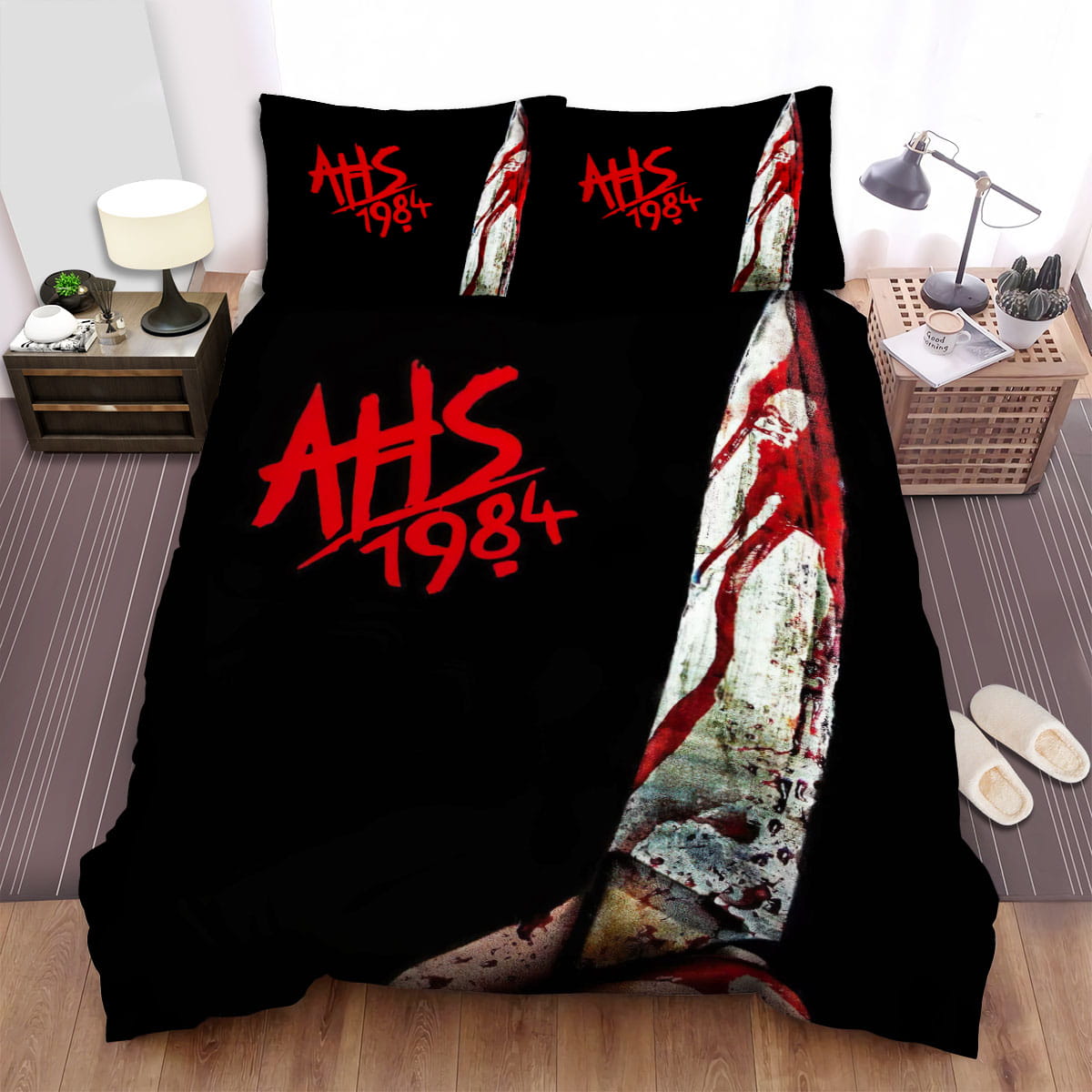 American Horror Story Knife Movie Poster Bed Sheets Spread Duvet Cover Bedding Sets, For Halloween