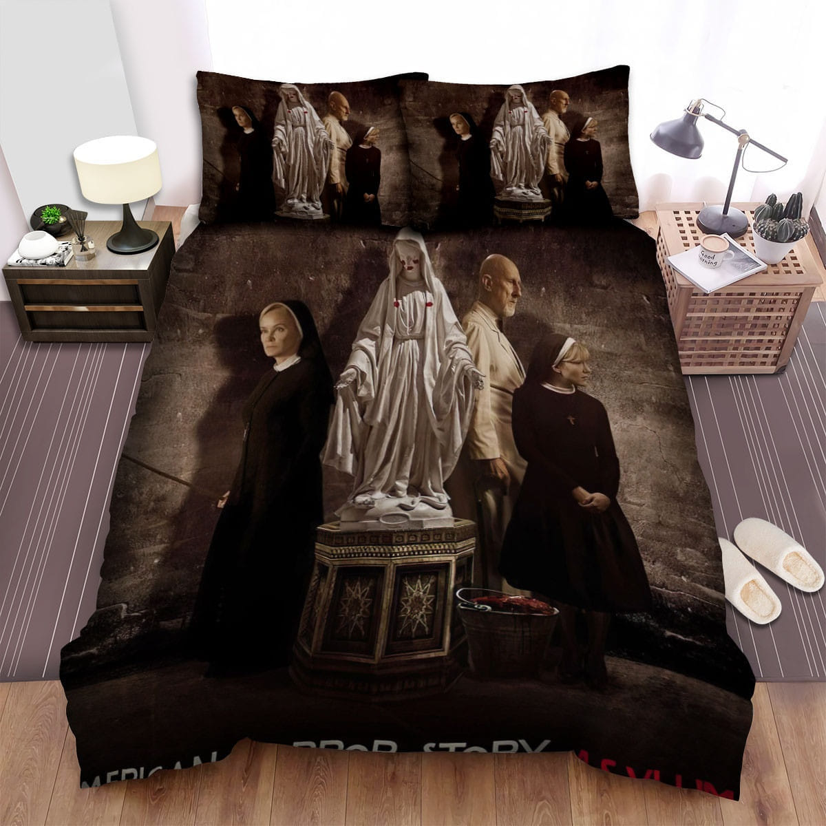 American Horror Story Sisters Movie Poster Bedding Sets – Duvet Cover, Flatsheet, Pillowcases For Every Bedroom, For Halloween