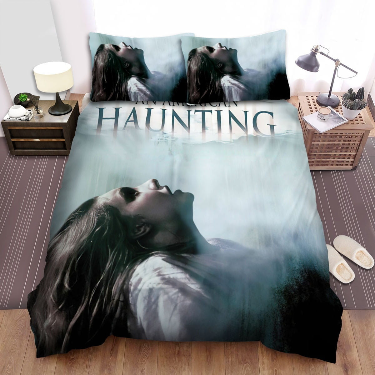 An American Haunting Movie Poster 2 Bedding Set, Duvet Cover Gift For Christmas, Birthday, Thanksgiving, For Halloween