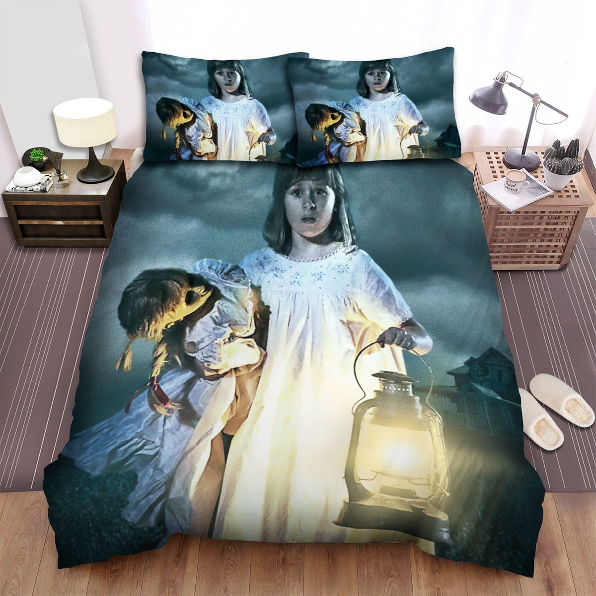 Annabelle: Creation Movie Baby Photo Bedding Sets – Duvet Cover, Flatsheet, Pillowcases Perfect Gift For Fans, For Halloween