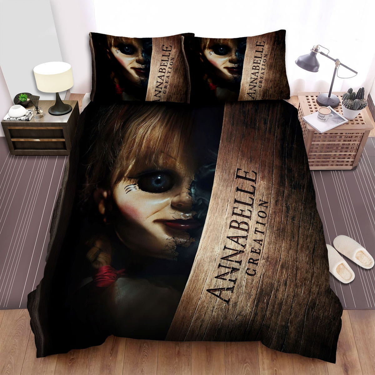 Annabelle: Creation Movie Poster Ix Photo Bedding Set, Duvet Cover Gift For Christmas, Birthday, Thanksgiving, For Halloween