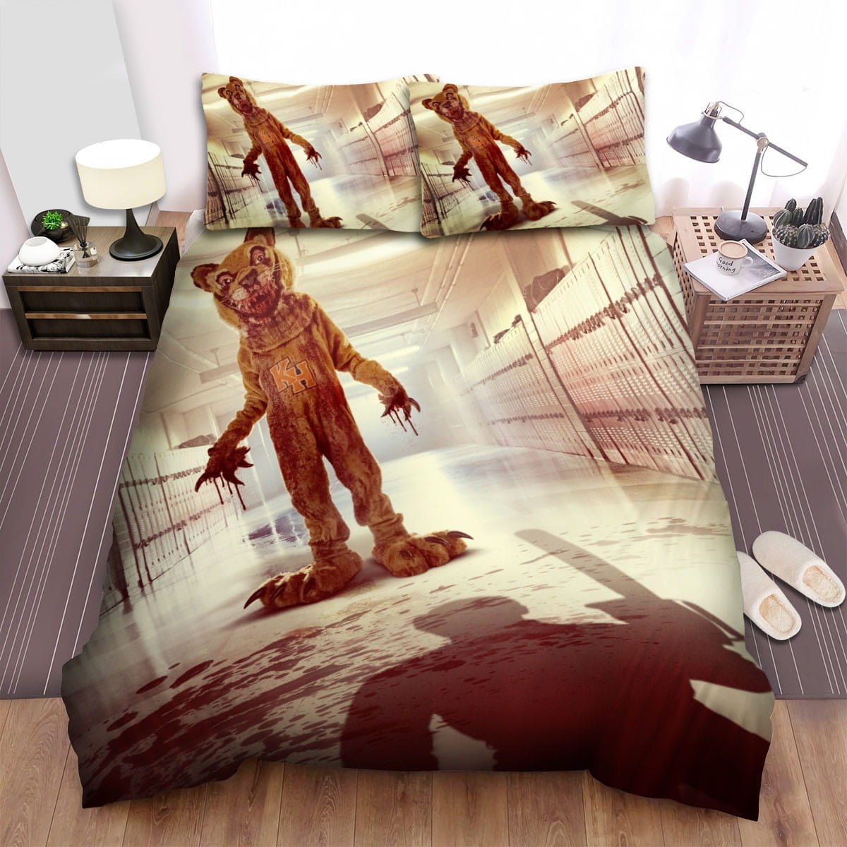 Ash Vs Evil Dead (2015-2018) Evil Is About To Get Schooled Bedding Sets Duvet Cover, Flatsheet, Pillowcase For Your Lover, For Halloween
