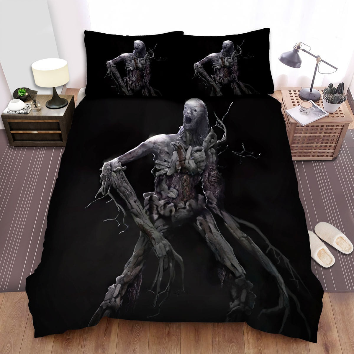 Blair Witch Movie Monster Photo Bedding Sets Duvet Cover, Flatsheet, Pillowcase For Your Lover, For Halloween
