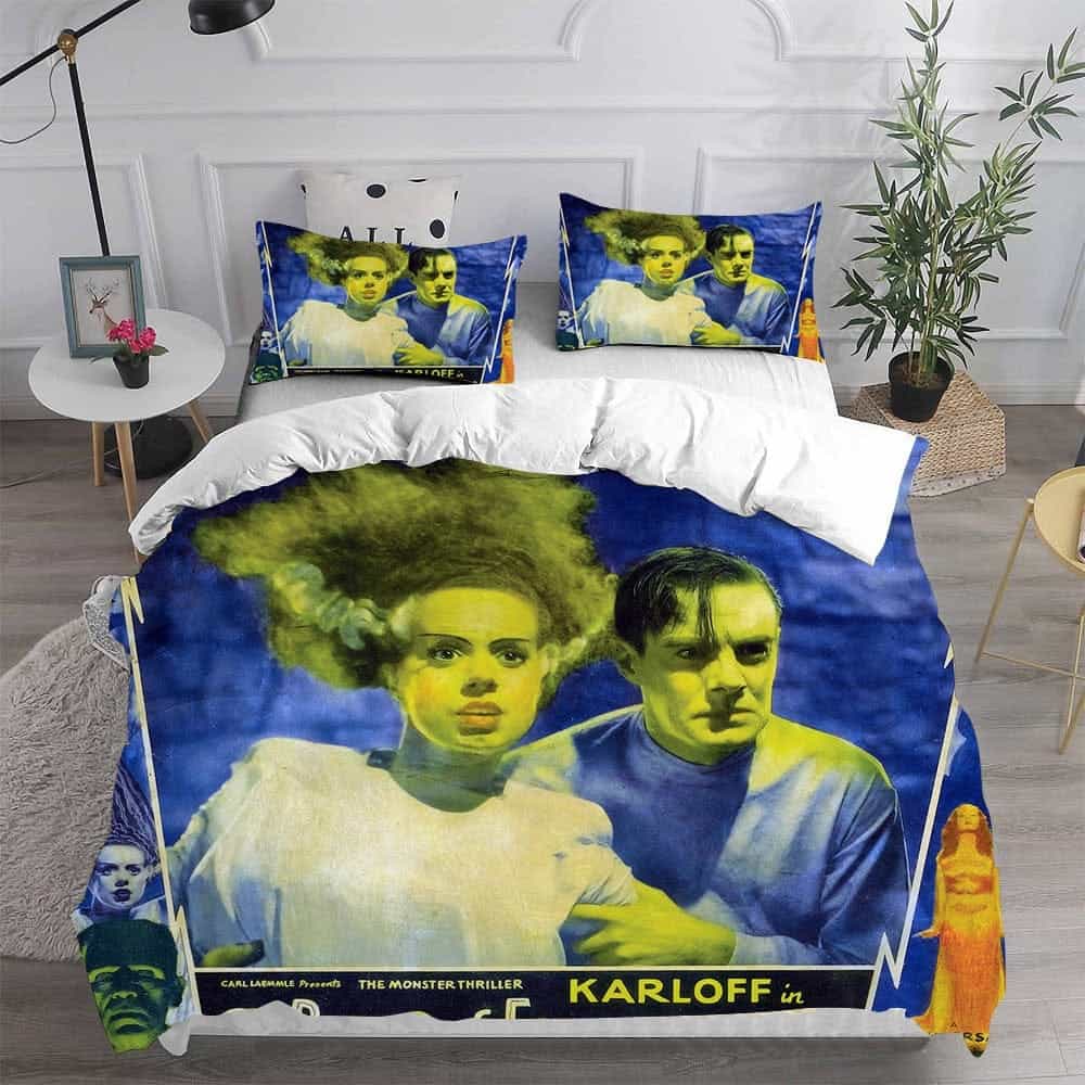 Bride of Frankenstein Bedding Sets Gift For Mother’s Day, Father’s Day, Christmas, For Halloween