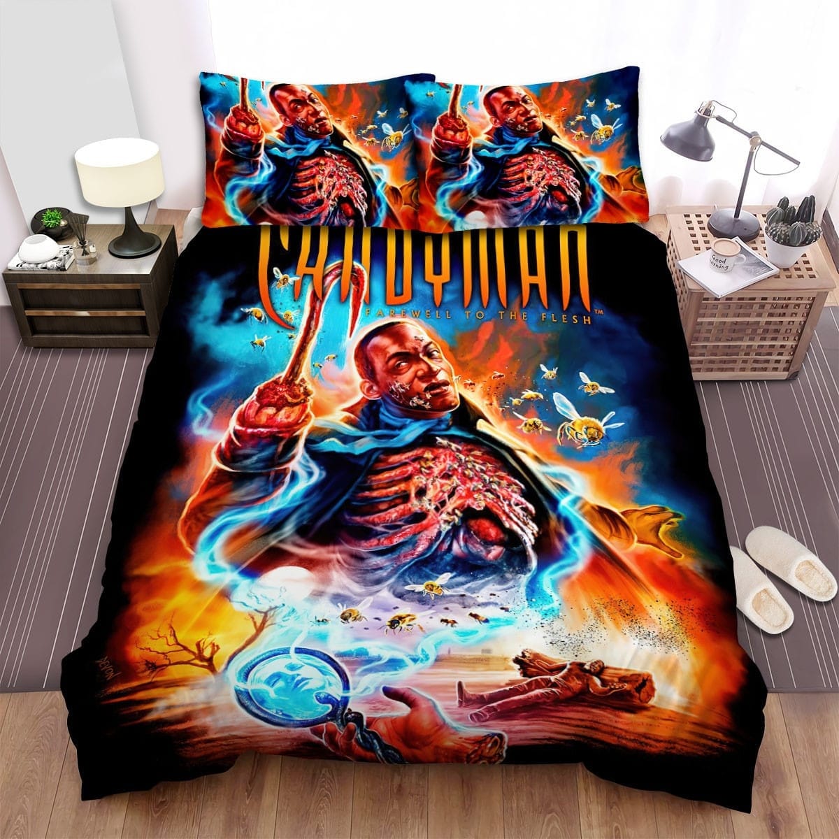 Candyman (1992) Farewell To The Flesh Bedding Set, Duvet Cover Gift For Christmas, Birthday, Thanksgiving, For Halloween