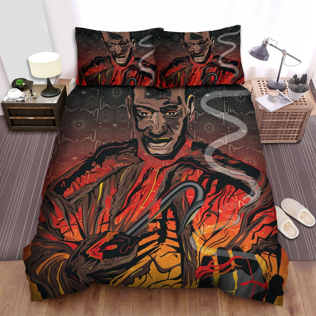 Candyman (1992) Movie Art 3 Decorative Bedding Sets with Duvet Cover, Flatsheet, Pillowcases, For Halloween