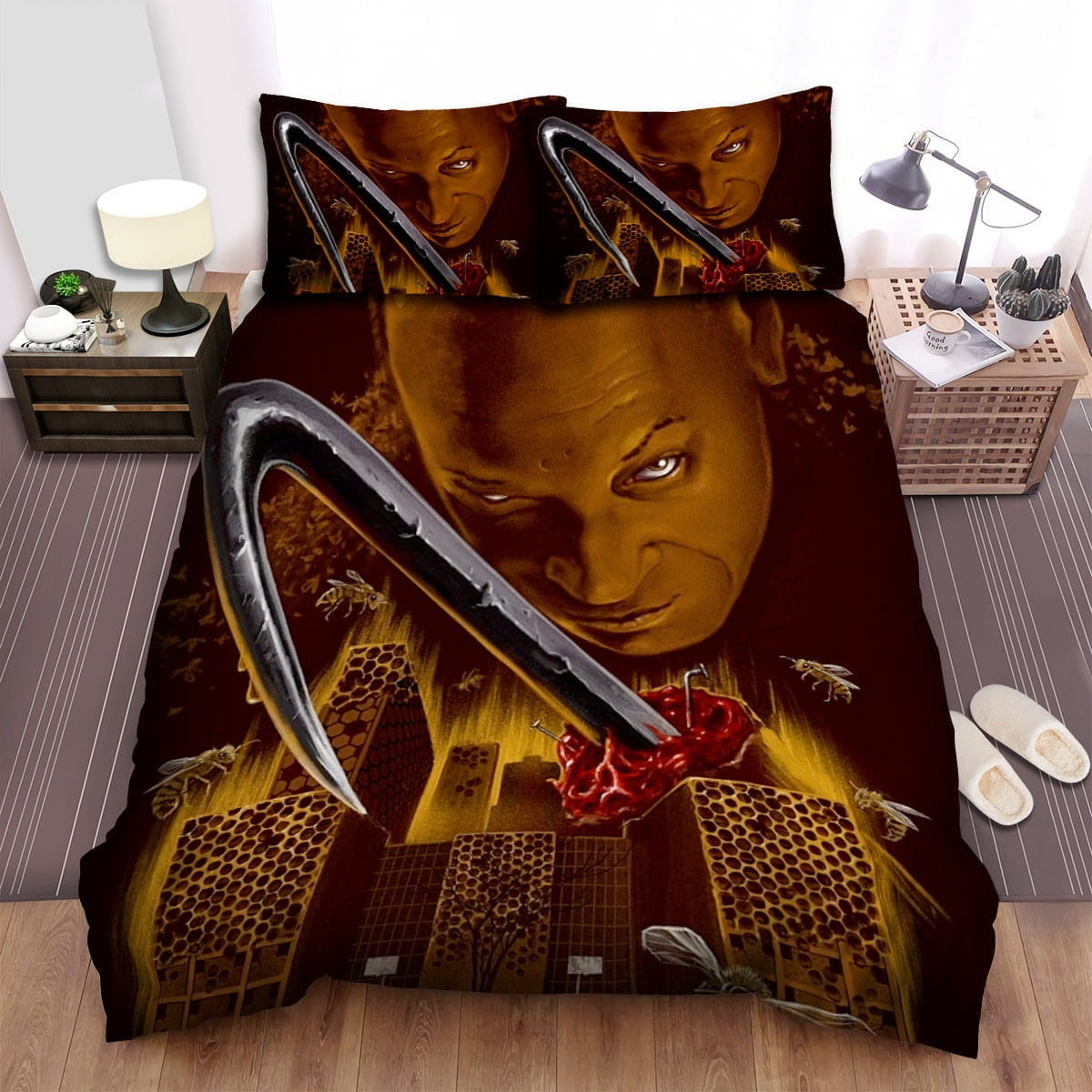 Candyman (1992) Movie Digital Art 5 Decorative Bedding Sets with Duvet Cover, Flatsheet, Pillowcases, For Halloween