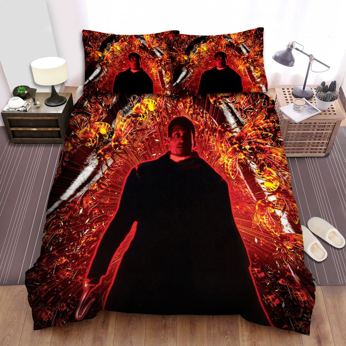 Candyman (1992) Movie Poster Artwork Bedding Set, Duvet Cover Gift For Christmas, Birthday, Thanksgiving, For Halloween