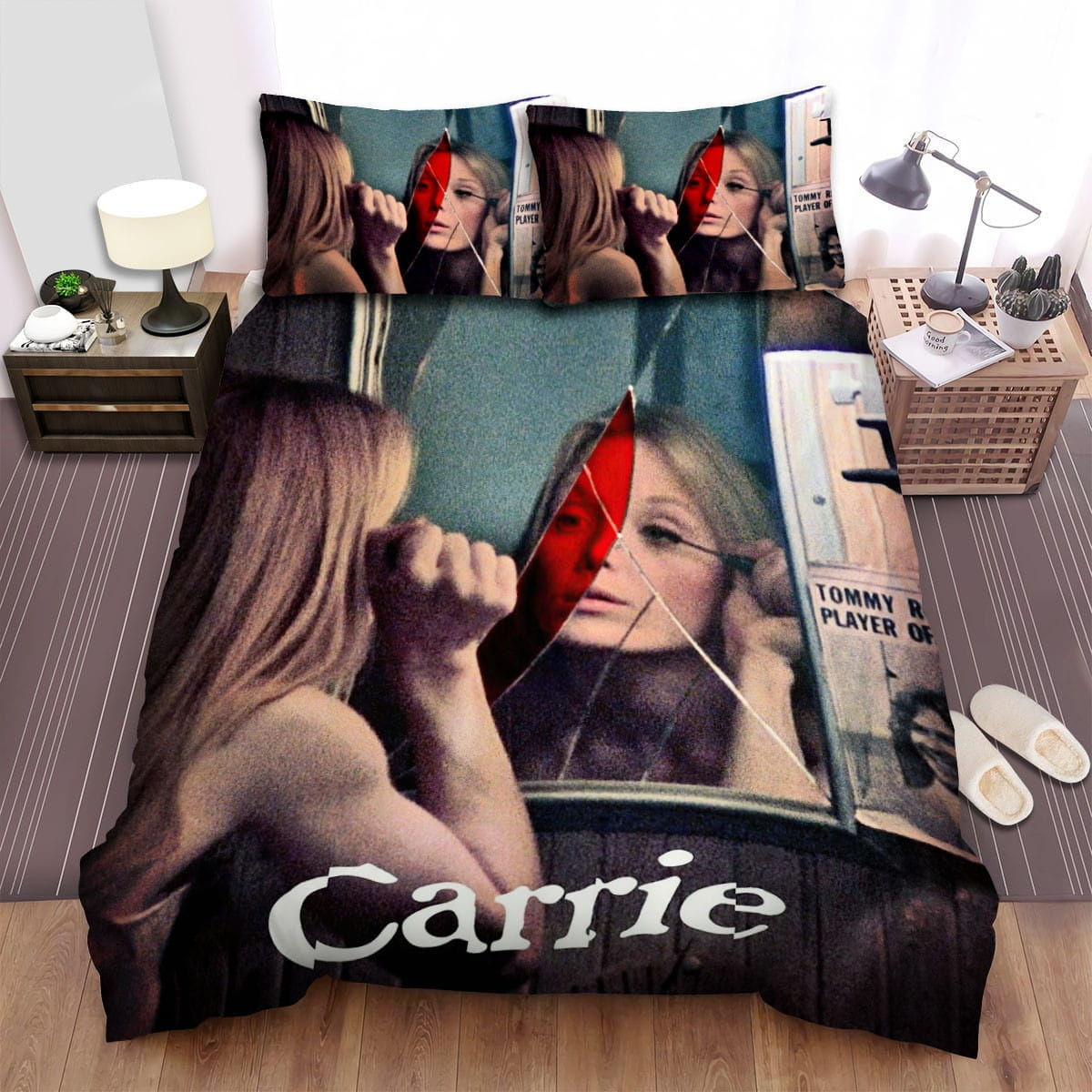 Carrie (1976) If Only They Knew She Had The Power Bedding Sets – Duvet Cover, Flatsheet, Pillowcases Perfect Gift For Fans, For Halloween