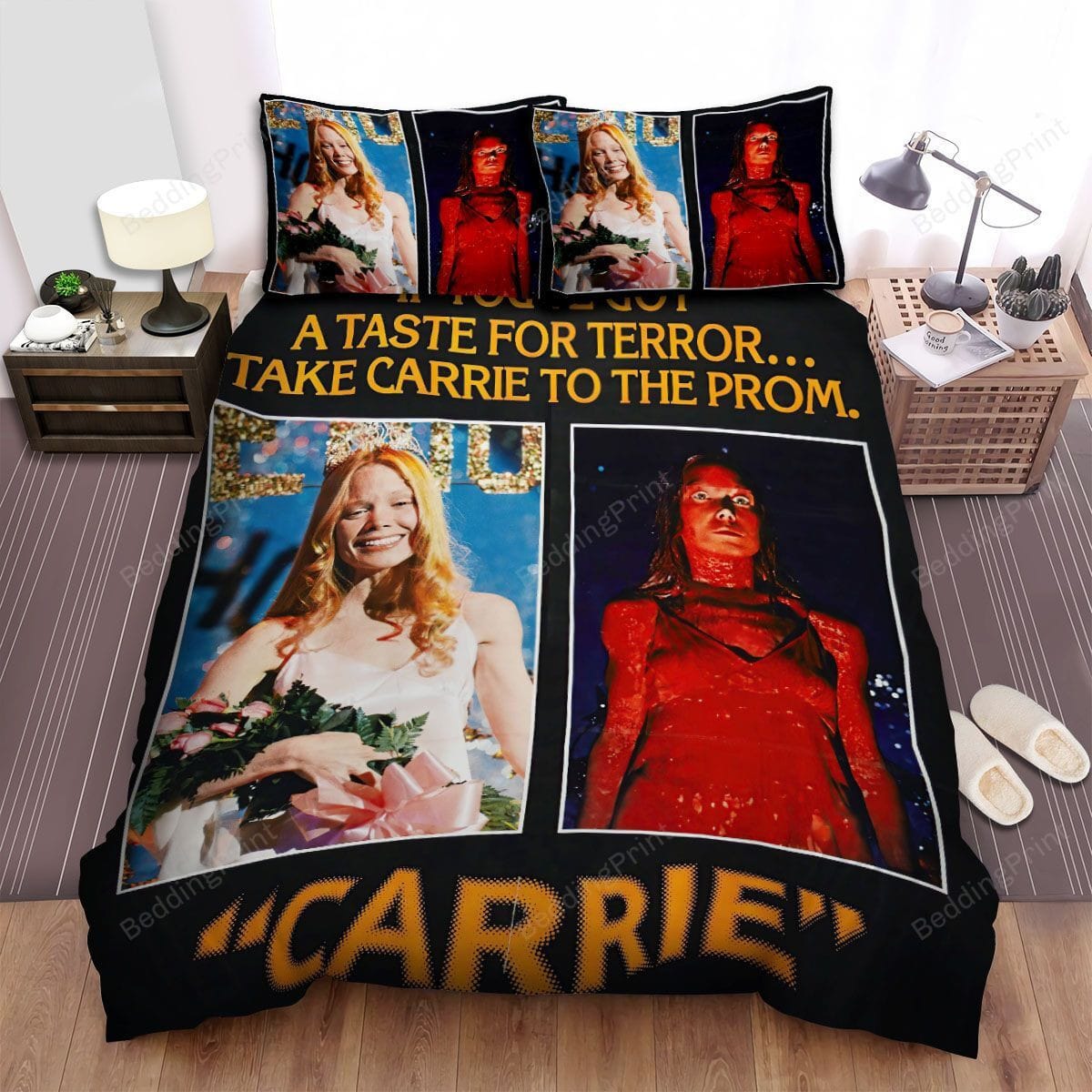 Carrie (1976) Movie Poster Duvet Cover, Bedding Set Gift For Christmas, Black Friday, Thanksgiving, Black Friday, For Halloween