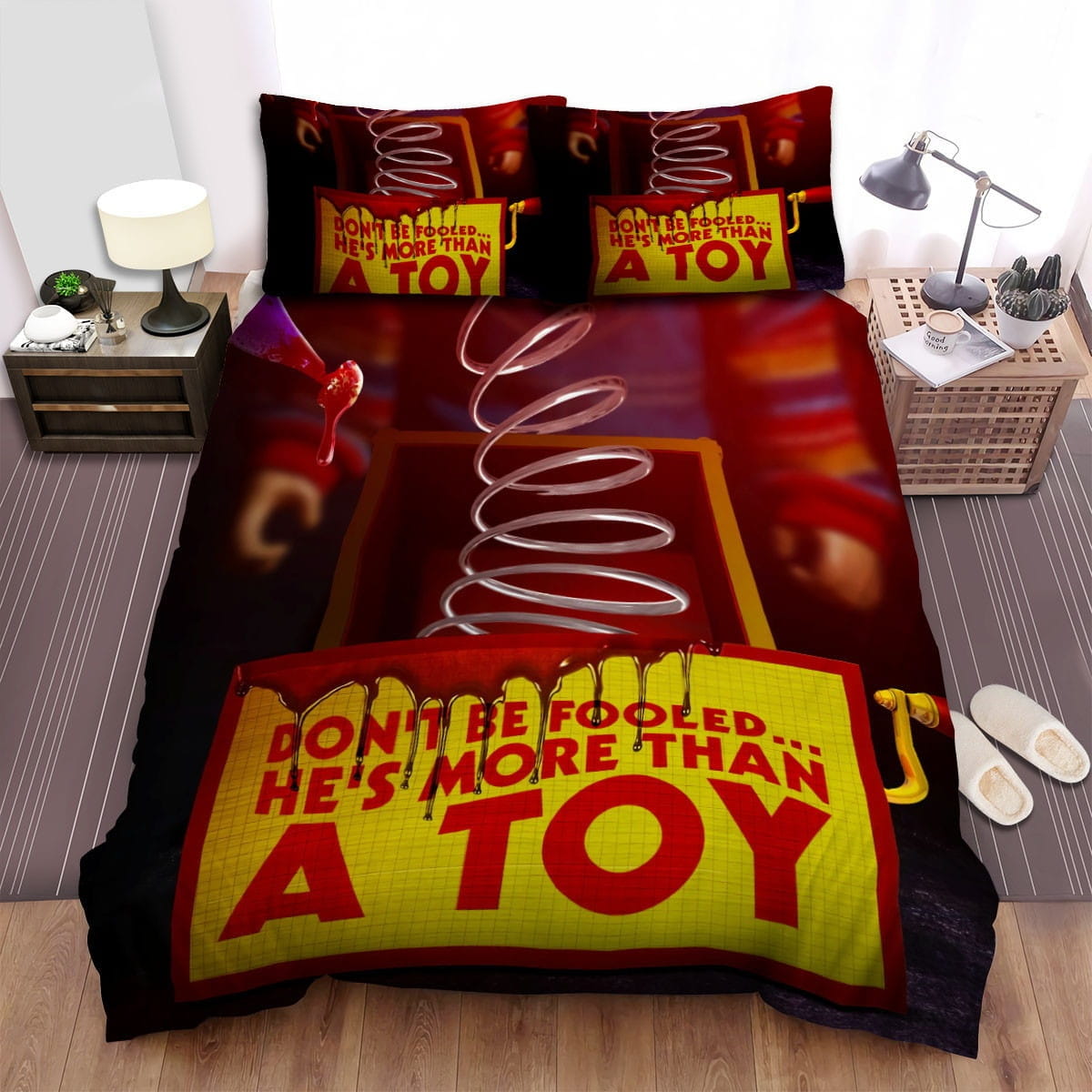 Child’s Play (2019) Don’t Be Fooled… He’s More Than A Toy Bedding Sets – Duvet Cover, Flatsheet, Pillowcases For Every Bedroom, For Halloween