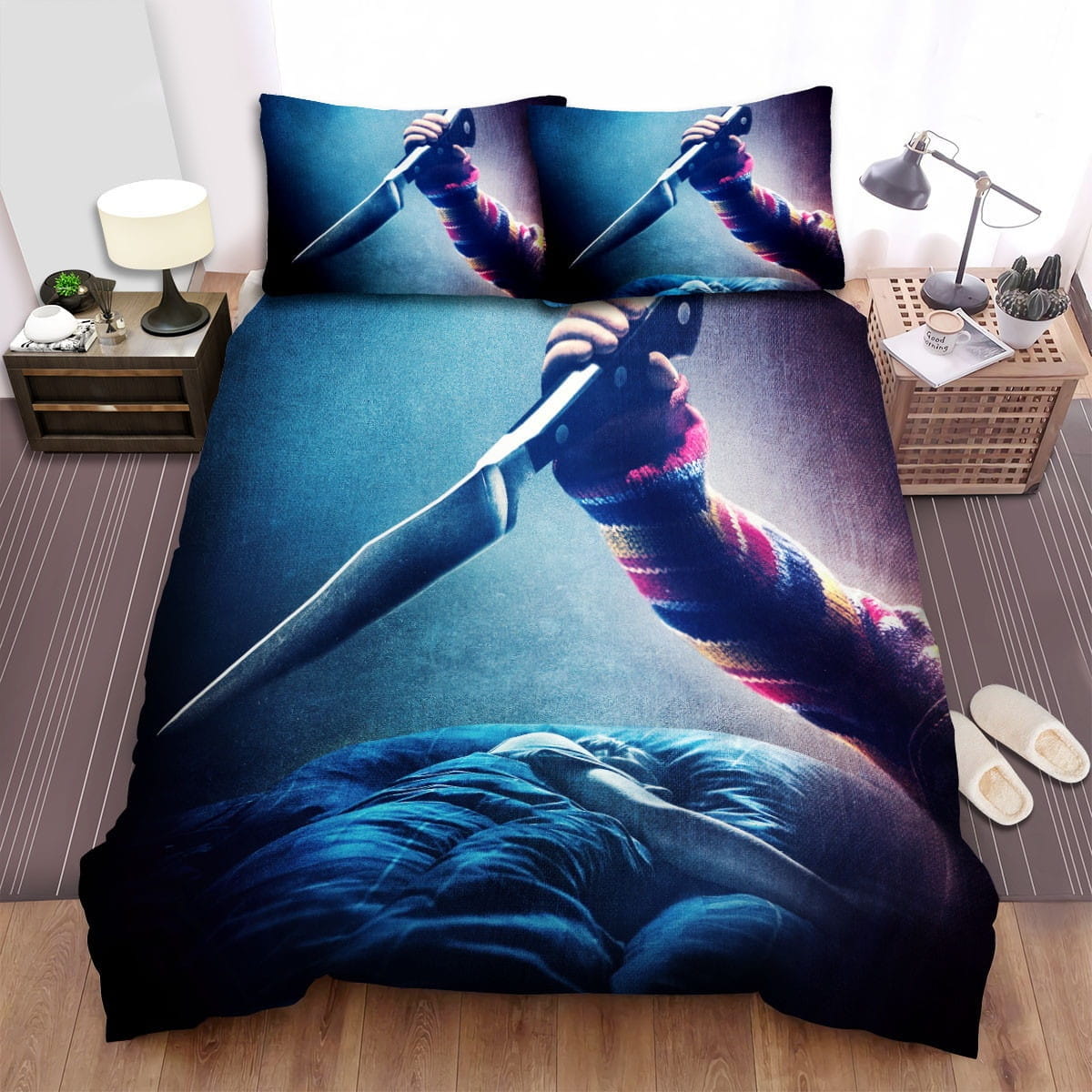 Child’s Play (2019) Movie Poster Bedding Sets – Duvet Cover, Flatsheet, Pillowcases For Every Bedroom, For Halloween