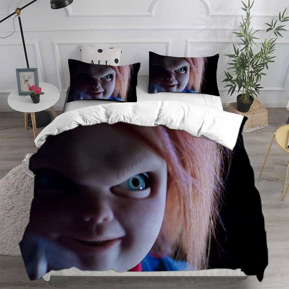 Chucky Bedding Sets Gift For Birthday, Father’s Day, Mother’s Day, For Halloween