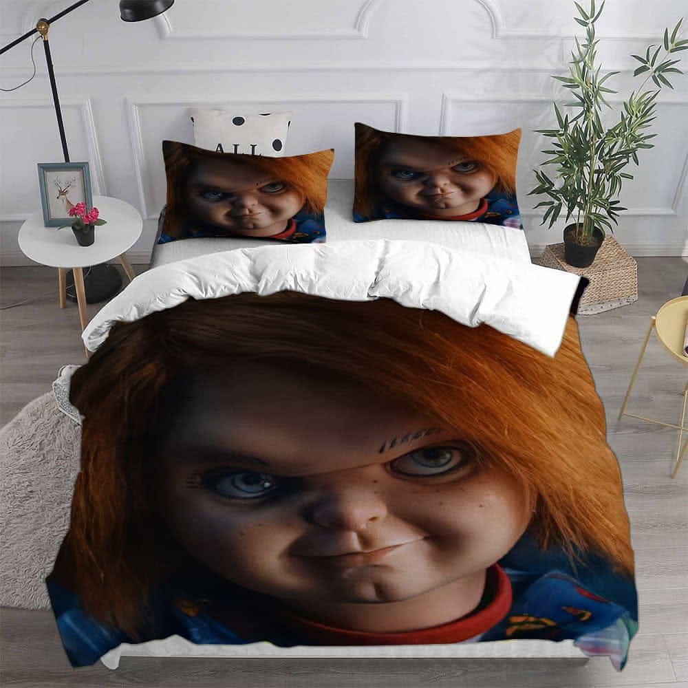 Chucky Bedding Sets Gift For Birthday, Father’s Day, Mother’s Day, For Halloween