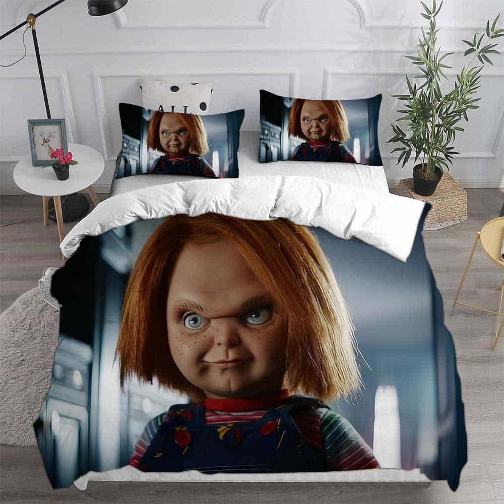 Chucky Bedding Sets Gift For Birthday, Halloween, Christmas, Father’s Day