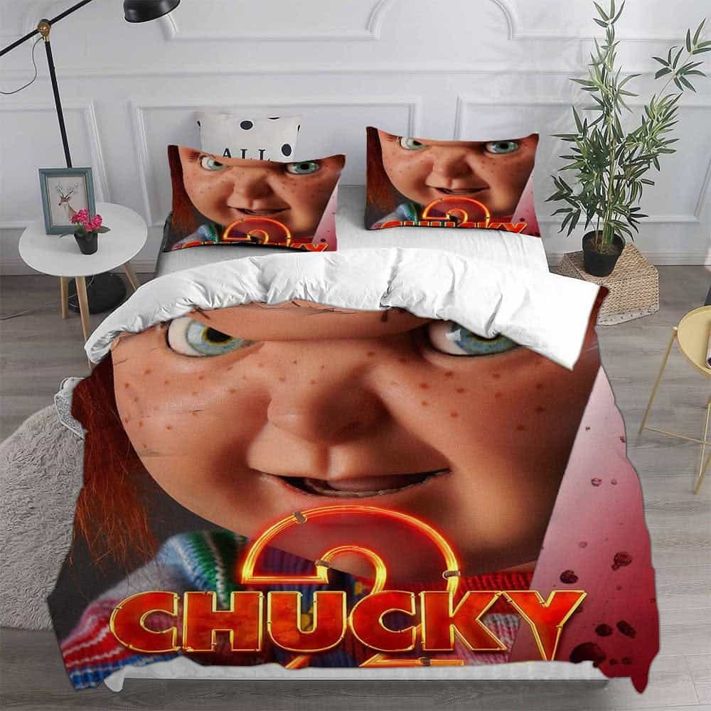 Chucky Bedding Sets Gift For Father’s Day, Halloween, Christmas