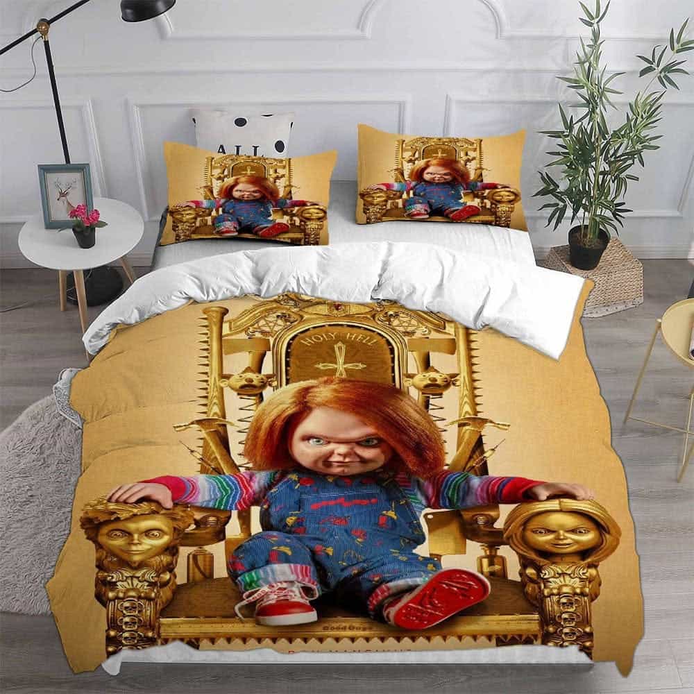 Chucky Bedding Sets Gift For Father’s day, Independence Day, Labor Day, For Halloween