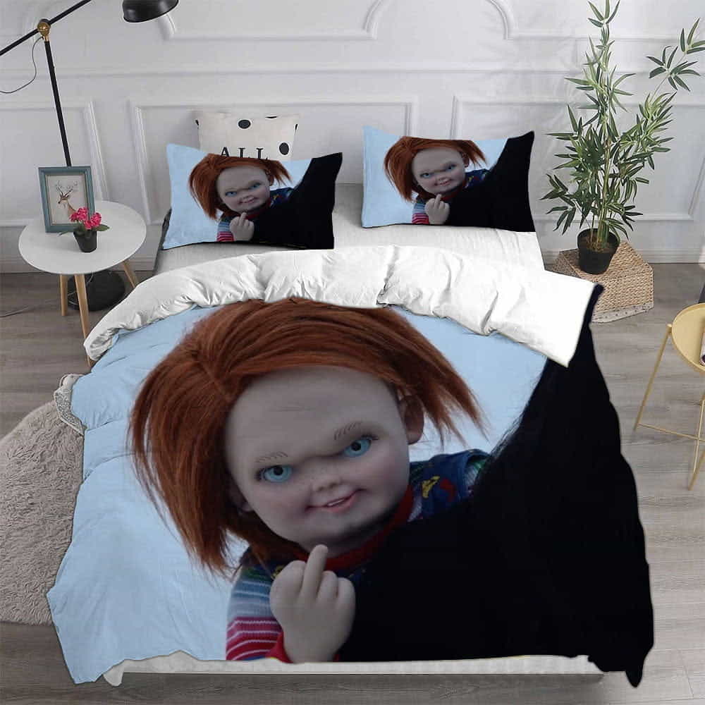 Chucky Bedding Sets Gift For Mother’s Day, Father’s Day, Christmas, For Halloween