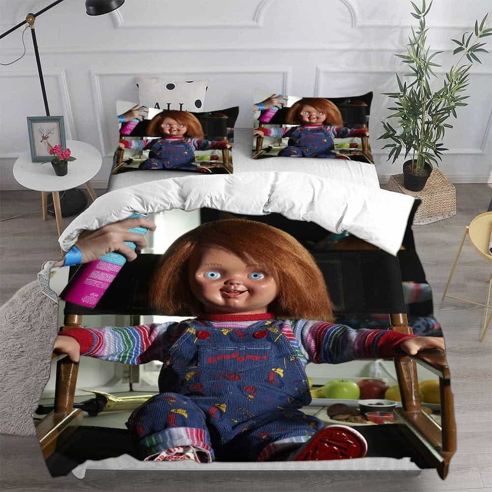 Chucky Bedding Sets Gift For Wife, Husband, Besties, For Halloween