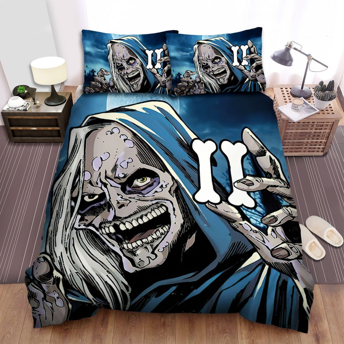 Creepshow 2 (1987) Wallpaper Movie Poster Bedding Sets, Duvet Cover Flatsheet Gift For Wife, Husband, Besties, For Halloween