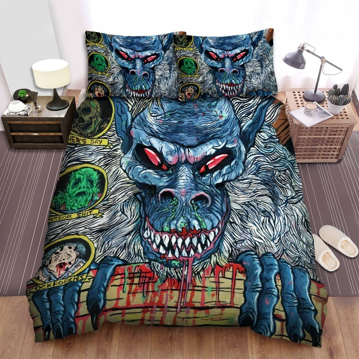 Creepshow Tales To Weird You Out Bedding Sets – Duvet Cover, Flatsheet, Pillowcases For Every Bedroom, For Halloween