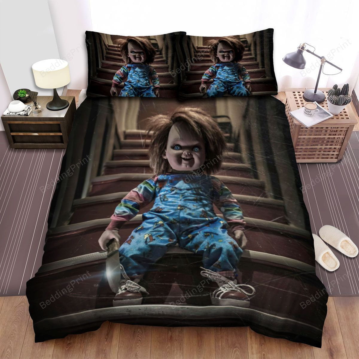 Curse Of Chucky Poster 2 Duvet Cover, Flastsheet, Pillowcase Bedding Set Gift For Fans, Black Friday, Christmas, For Halloween