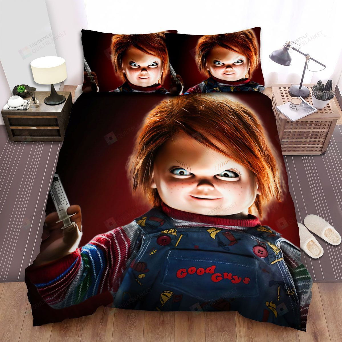 Curse Of Chucky Poster 4 Duvet Cover, Bedding Set Gift For Christmas, Black Friday, Thanksgiving, For Halloween