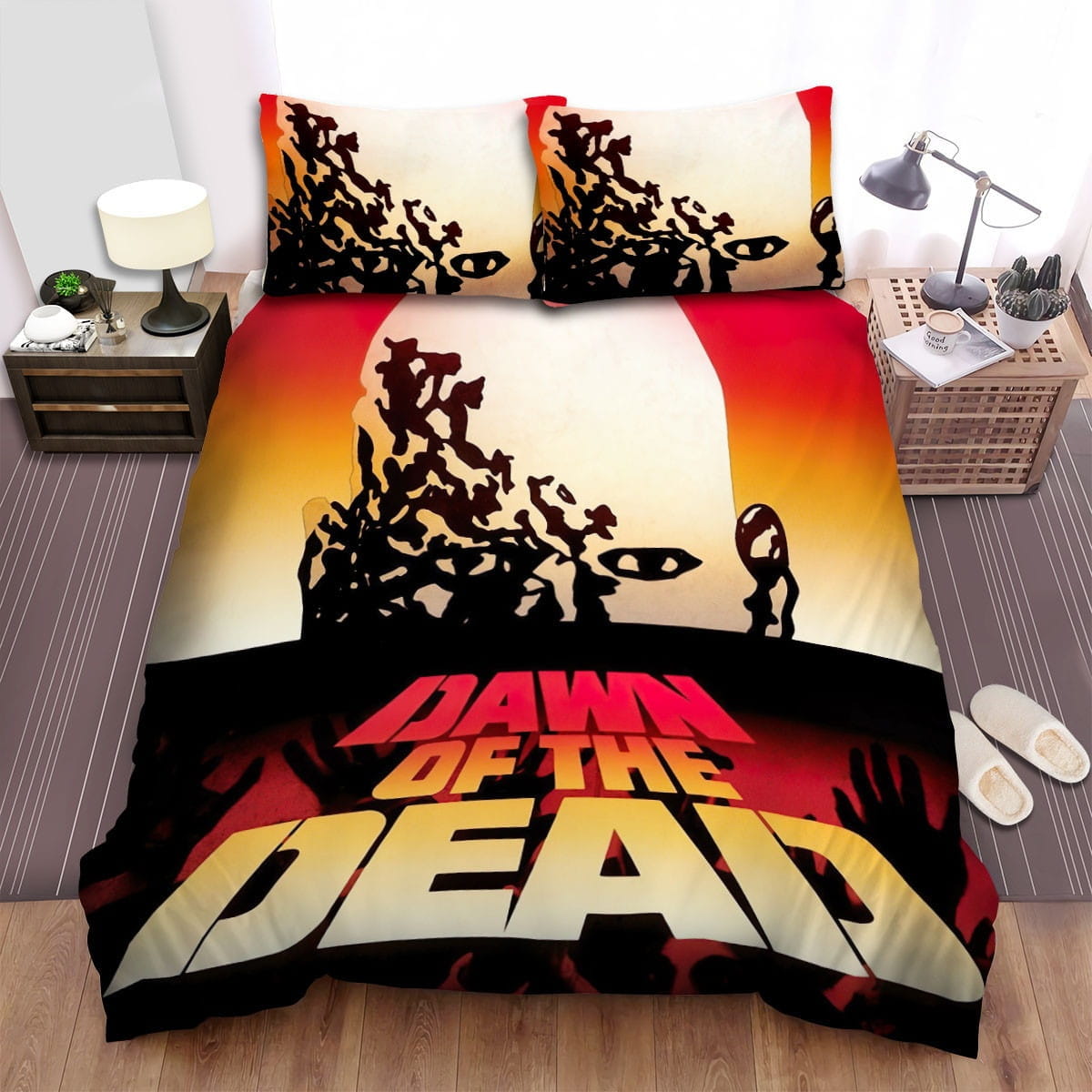 Dawn Of The Dead Movie Poster 6 Bedding Sets, Duvet Cover Flatsheet Gift For Wife, Husband, Besties, For Halloween