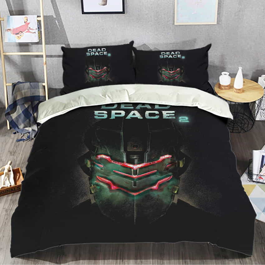 Dead Space 2 Video Game Bedding Set Duvet Cover, Flatsheet, Pillowcase, For Halloween