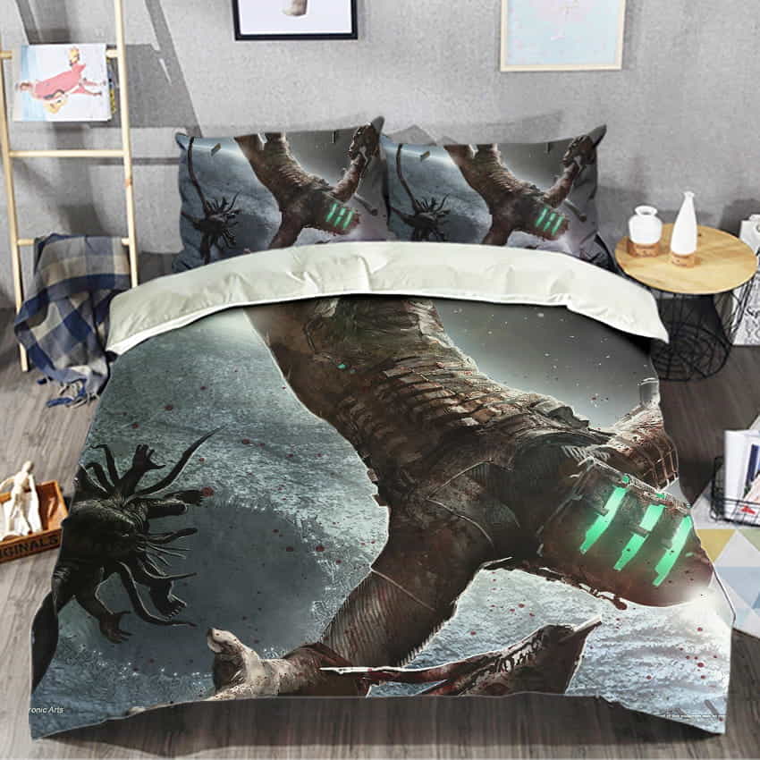 Dead Space Bedding Set Gift For Valentine’s Day, For Halloween