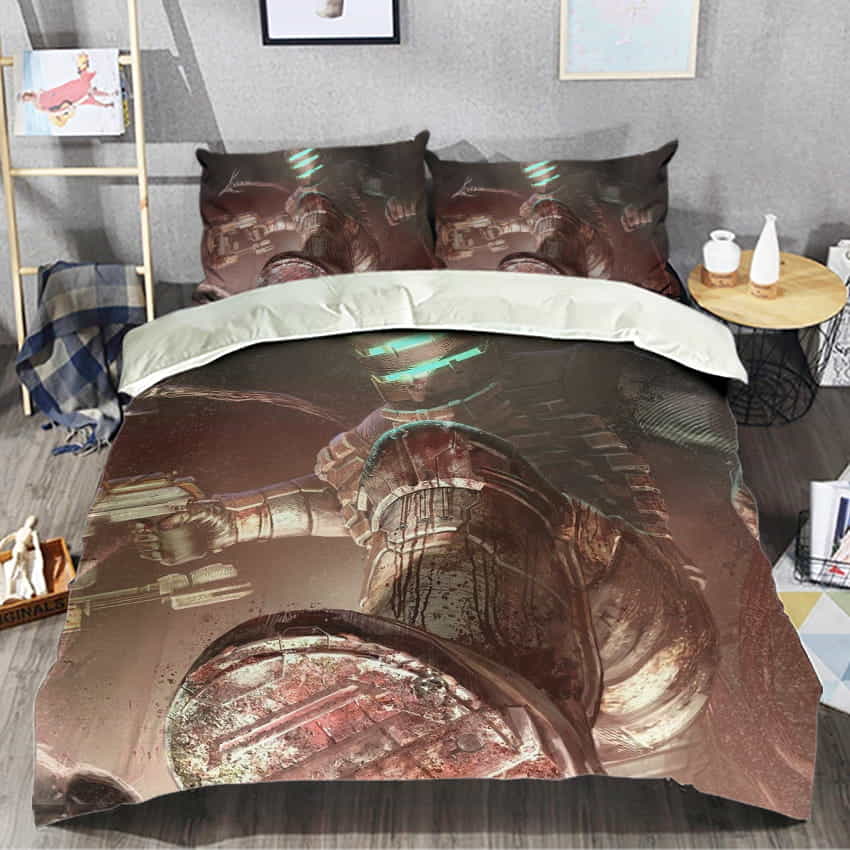 Dead Space Bedding Set Gift For Valentine’s Day, For Halloween