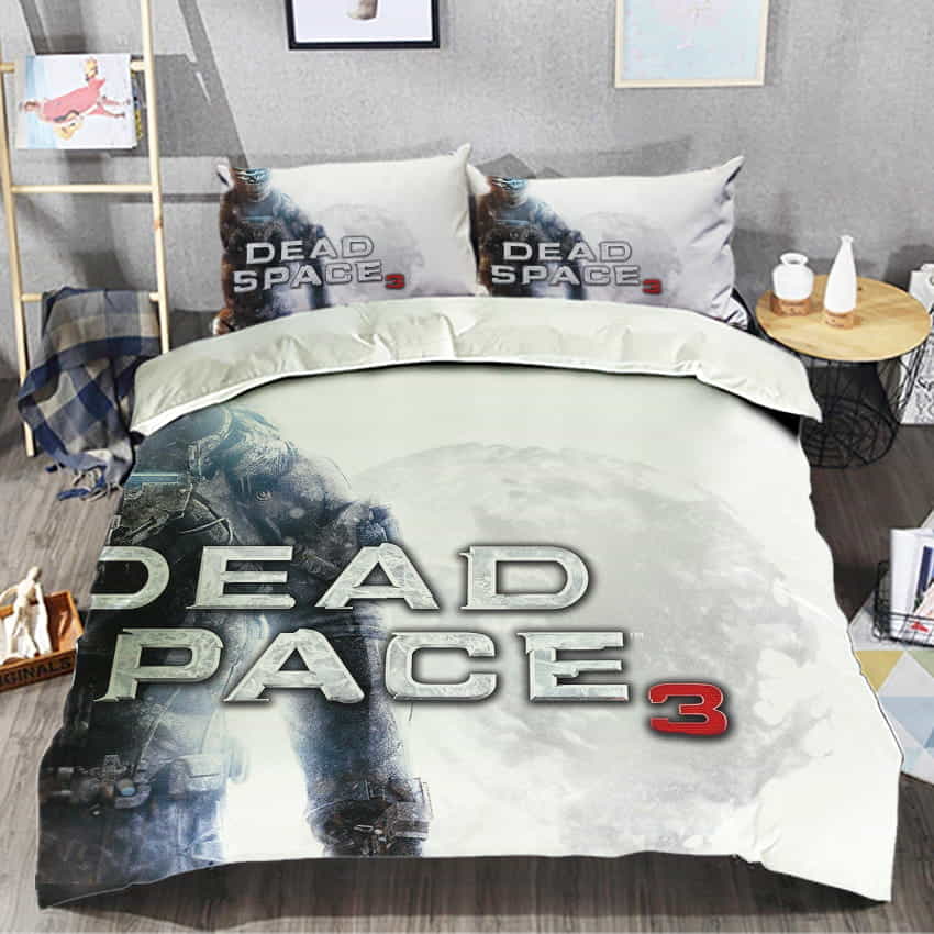 Dead Space Game Bedding Set Duvet Cover, Flatsheet, Pillowcase, For Halloween