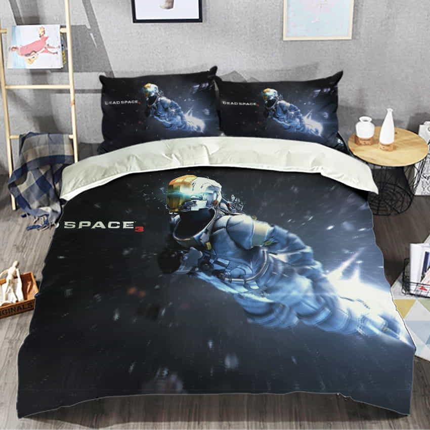 Dead Space Video Game Bedding Set Duvet Cover For Birthday, Patrick’s Day, For Halloween