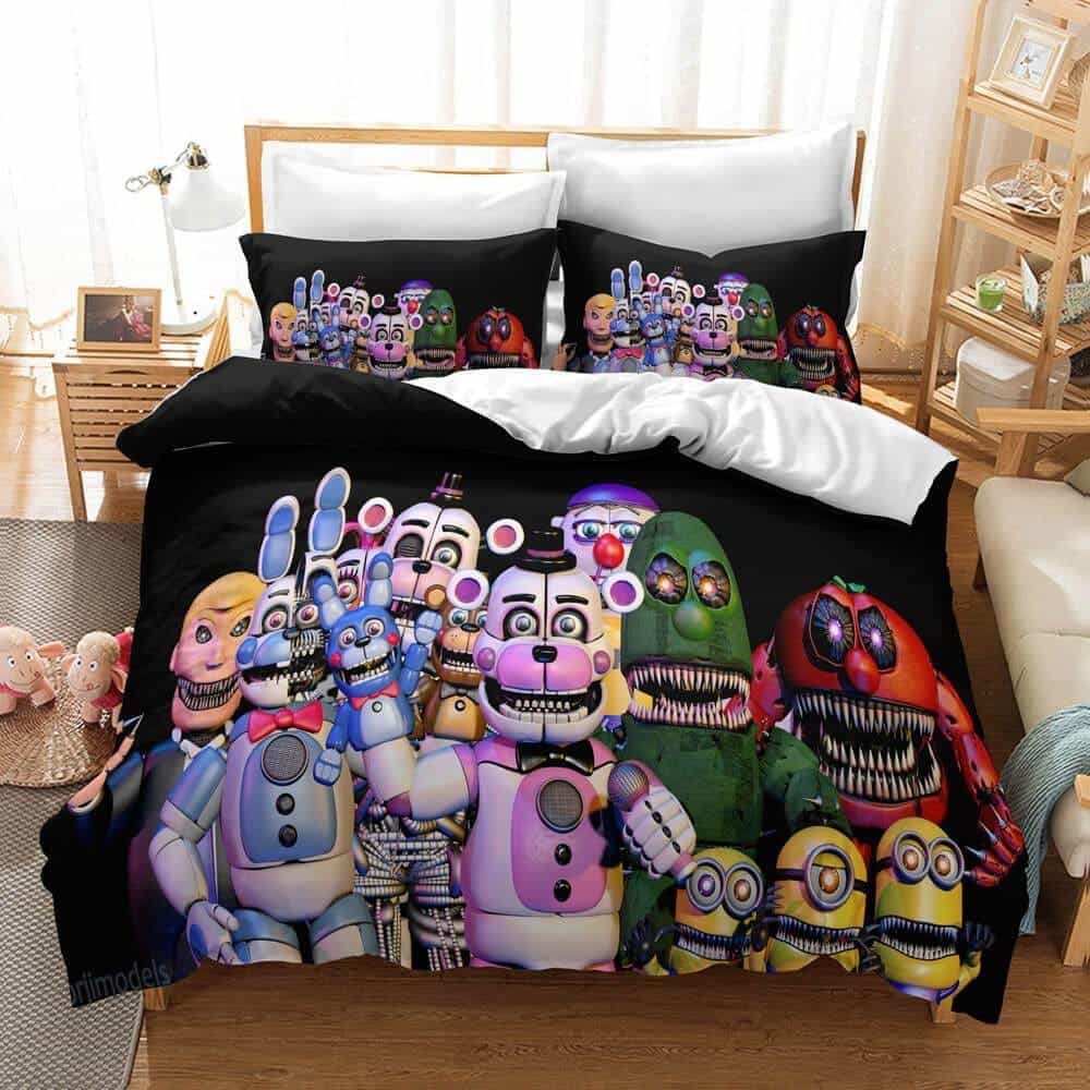 Five Nights at Freddy’s Decorative Bedding Sets For Fan Style 3, For Halloween