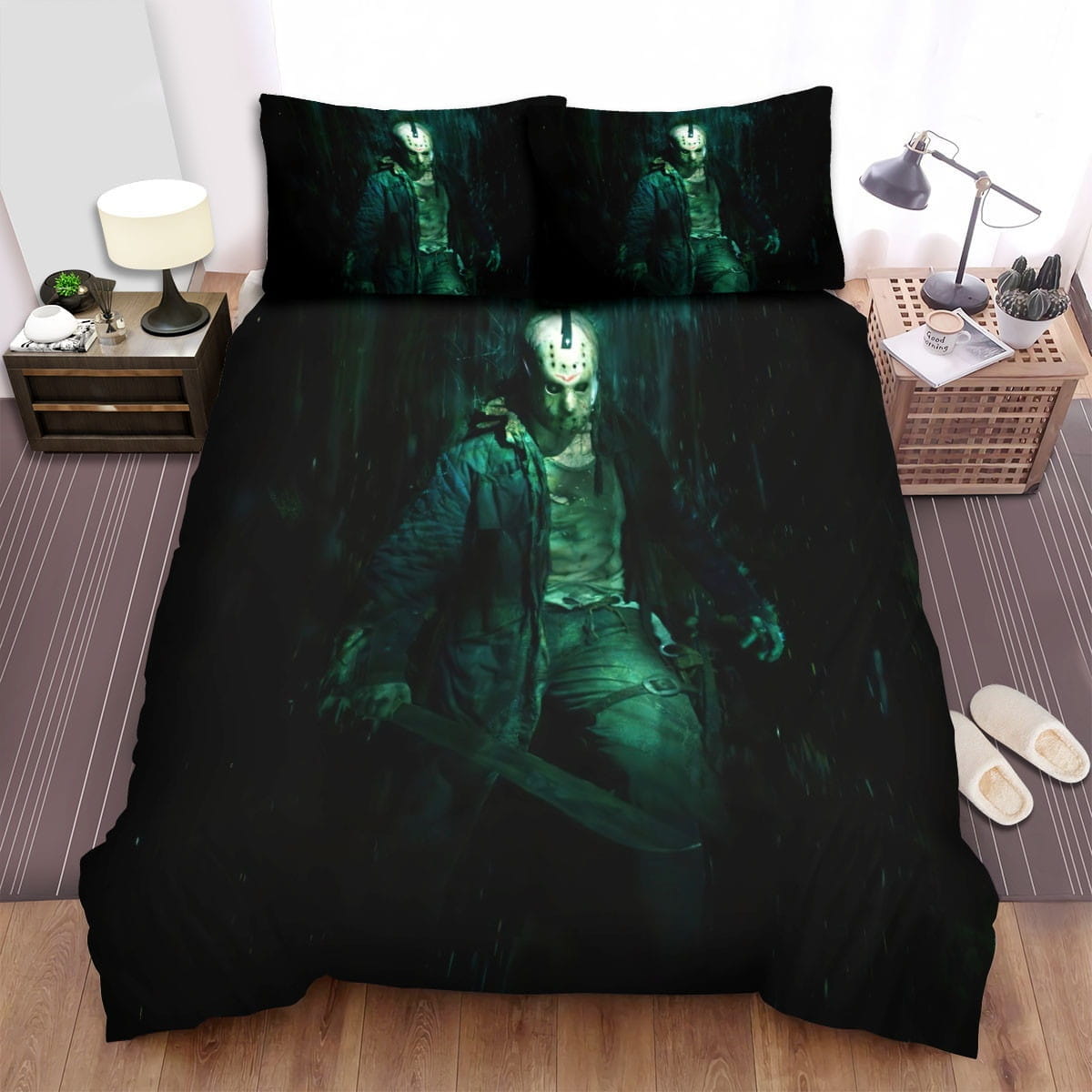Friday The 13th (2009) Fight Bedding Sets – Duvet Cover, Flatsheet, Pillowcases For Every Bedroom, For Halloween