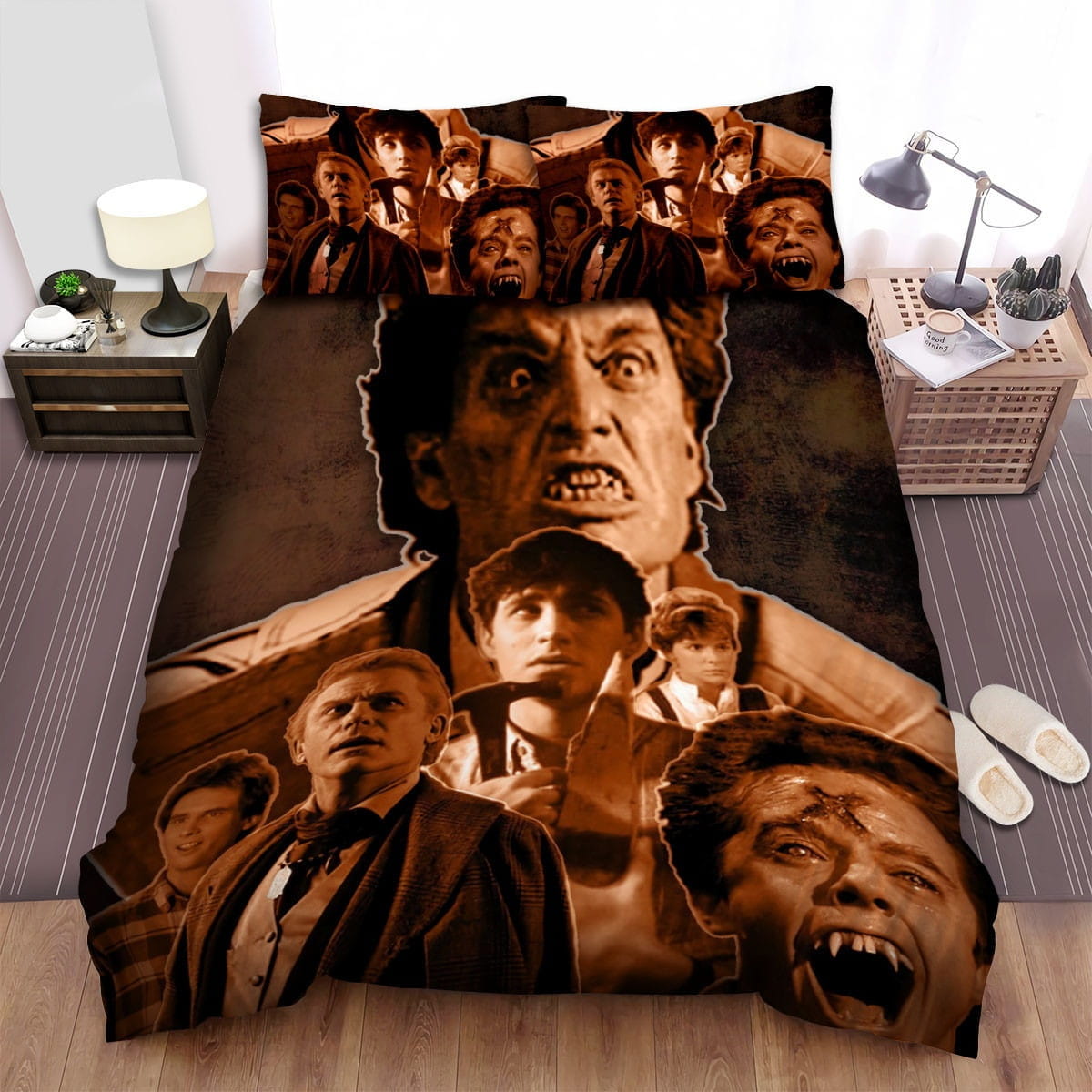 Fright Night Movie Poster Vi Photo Bedding Set, Duvet Cover Gift For Christmas, Birthday, Thanksgiving, For Halloween