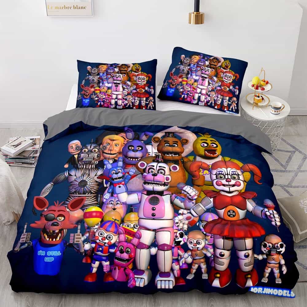 Game Five Nights at Freddy’s Bedding Sets Gift For Birthday, Father’s Day, Mother’s Day Style 2, For Halloween