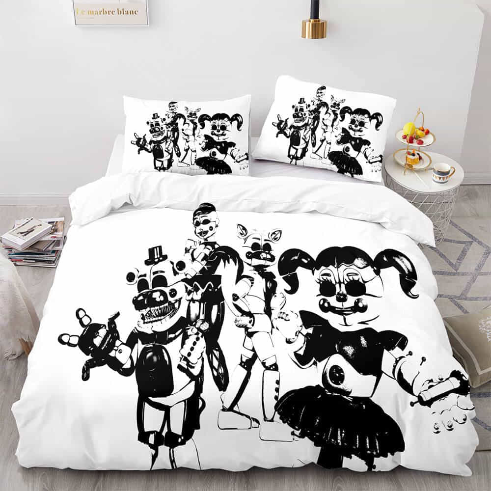 Game Five Nights at Freddy’s Bedding Sets Gift For Birthday, Halloween, Christmas, Father’s Day Style 2