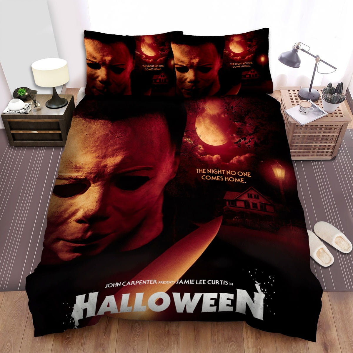 Halloween (I) Movie Poster Bedding Sets Duvet Cover, Flatsheet, Pillowcase For Your Lover