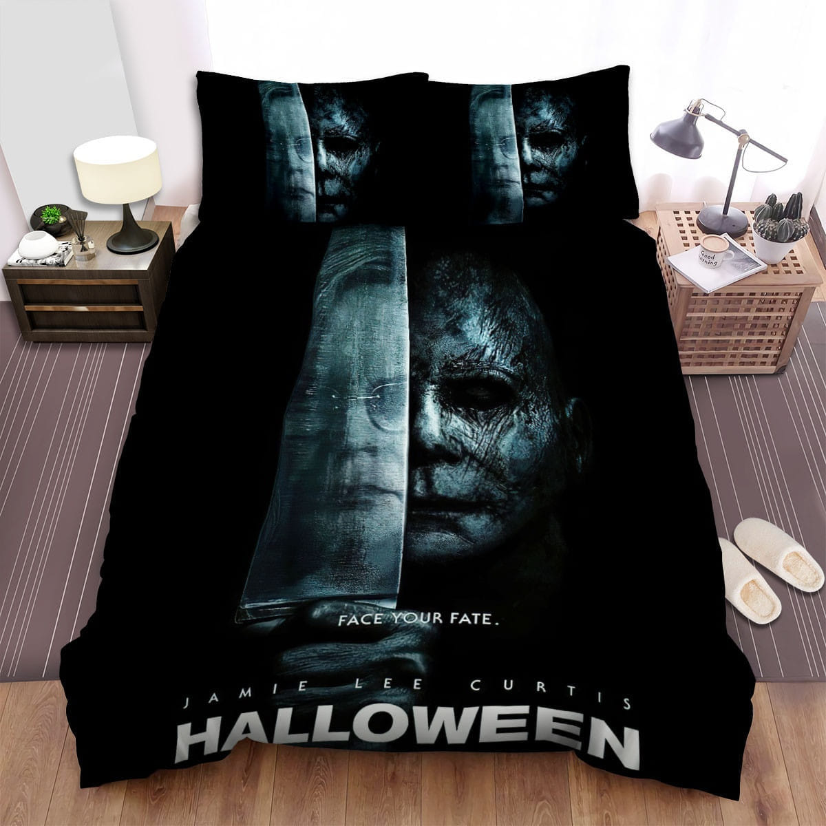 Halloween (I) Movie Poster Bedding Sets Duvet Cover, Flatsheet, Pillowcase For Your Lover