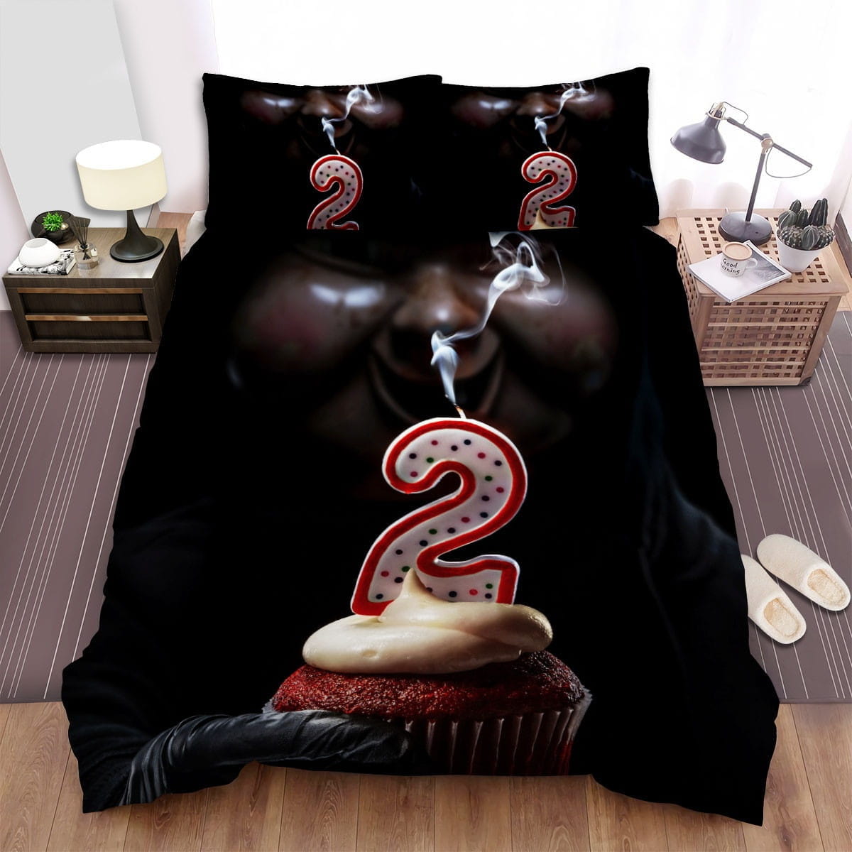 Happy Death Day 2u (2019) Movie Poster Bedding Sets, Duvet Cover Flatsheet Gift For Halloween, Thanksgiving, Christmas