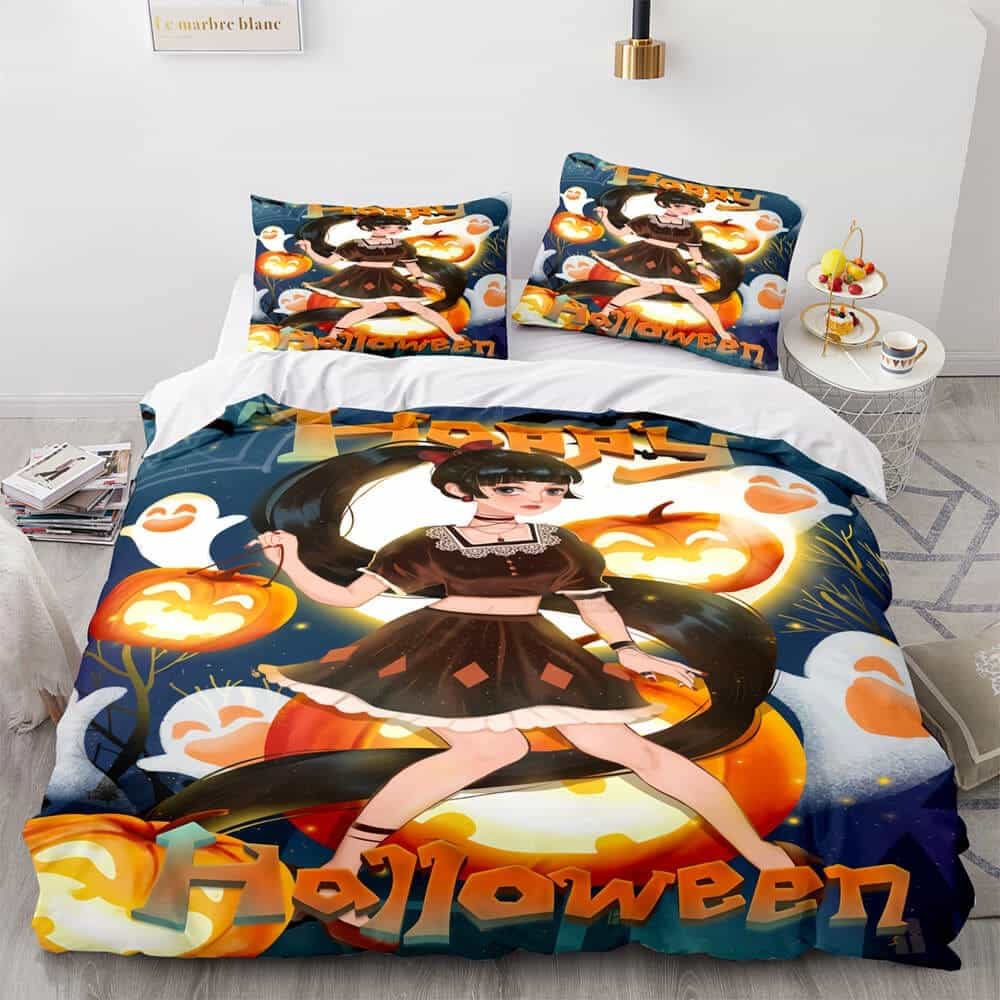 Horror Halloween Decor Bedding Sets Gift For Birthday, Father’s Day, Mother’s Day