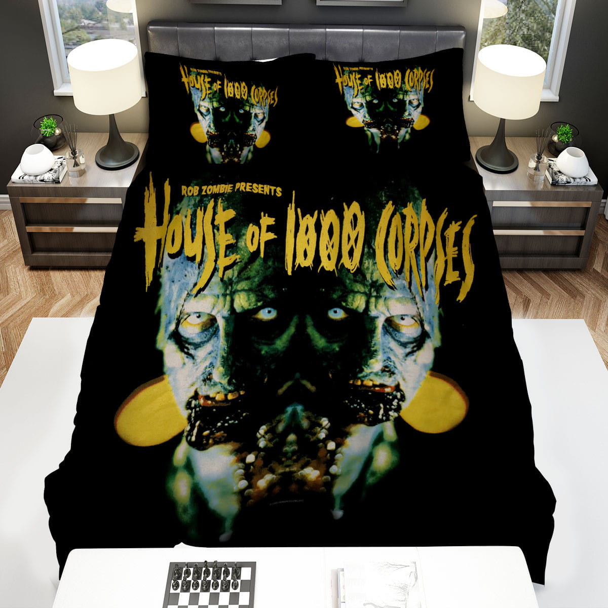 House Of 1000 Corpses (2003) Rob Zombie Presents Movie Poster Duvet Cover, Flastsheet, Pillowcase Bedding Set Gift For Fans, Black Friday, Christmas, For Halloween