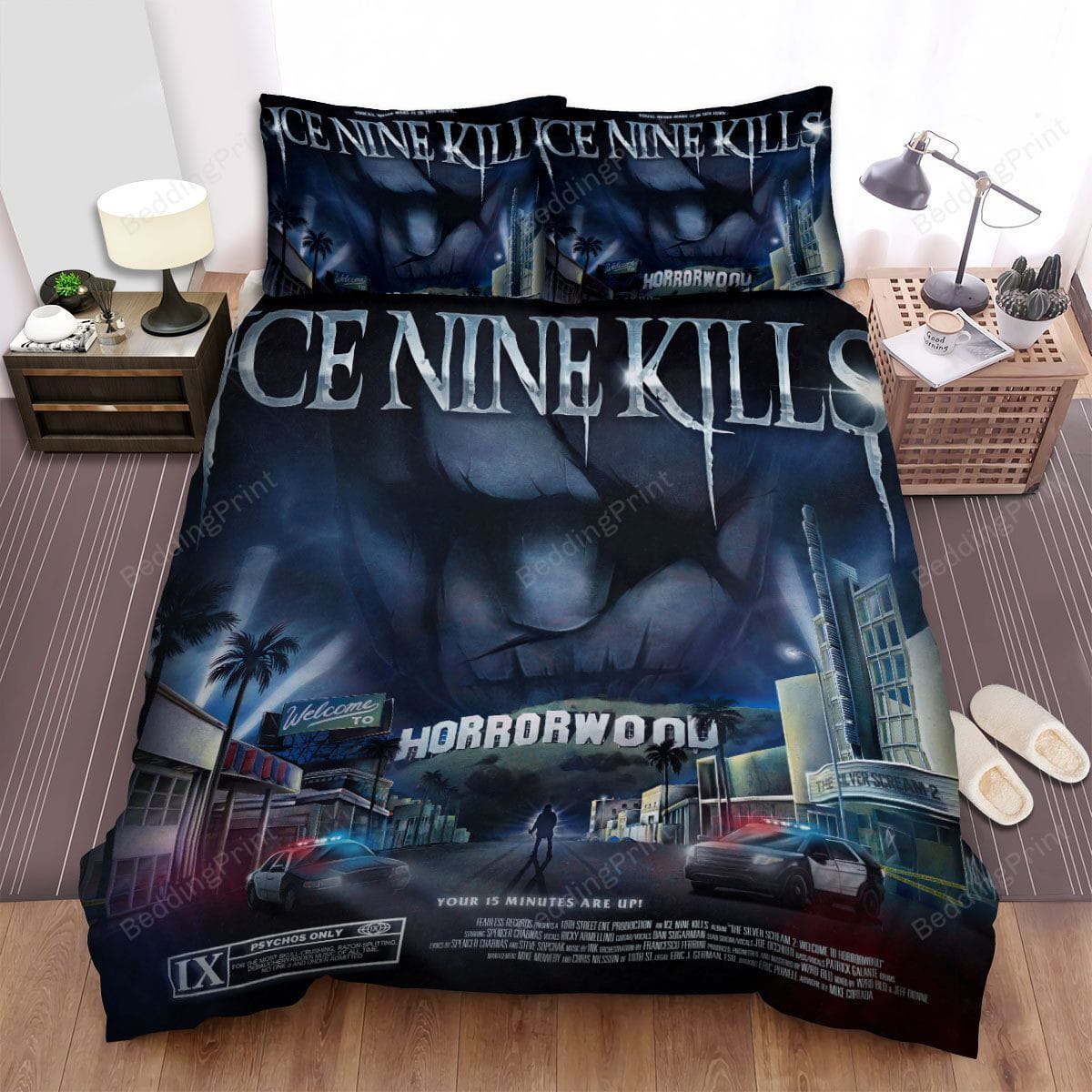 Ice Nine Kills Band Horrowood Duvet Cover, Bedding Set Gift For Christmas, Black Friday, Thanksgiving, Black Friday, For Halloween
