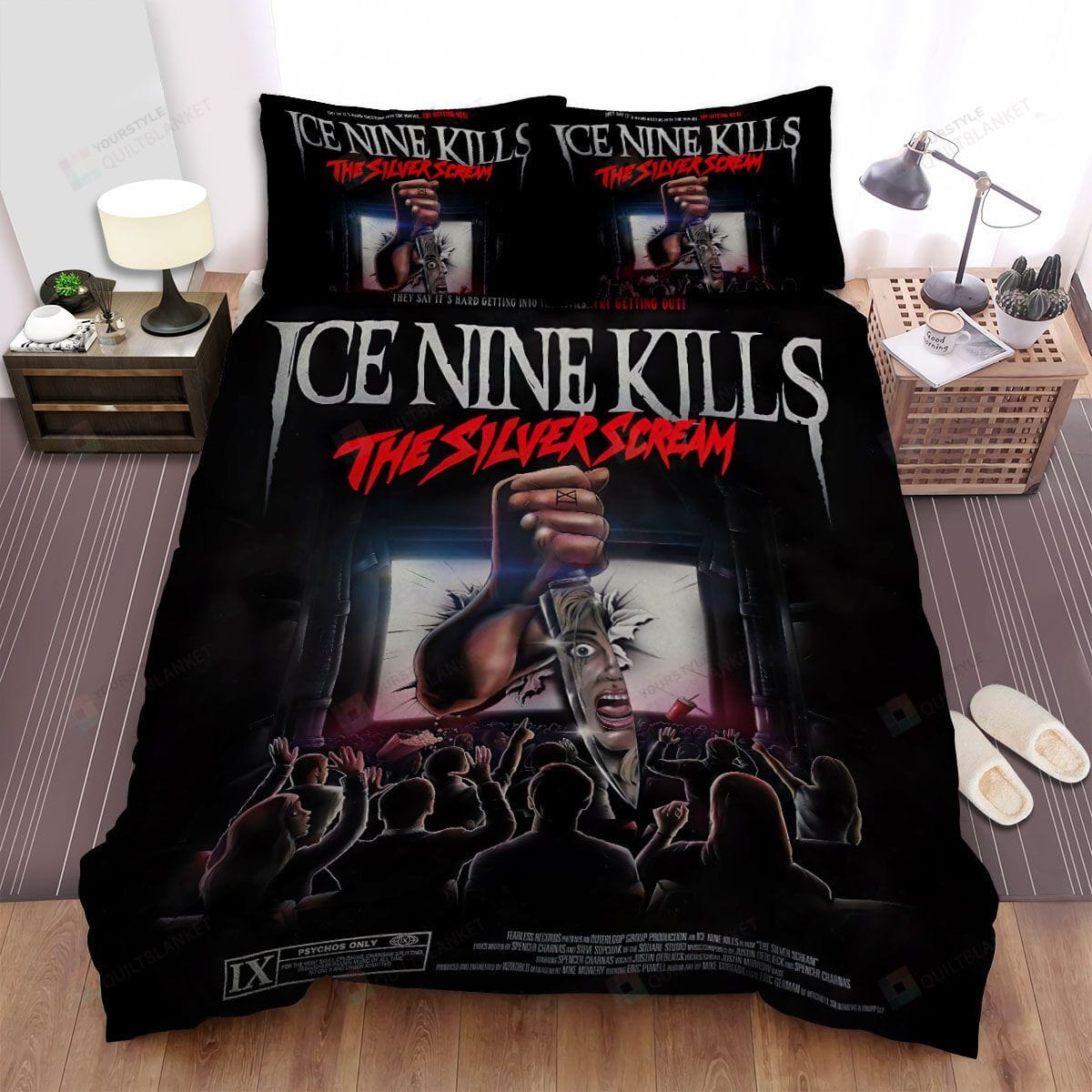 Ice Nine Kills Band Movie Hunter Duvet Cover, Bedding Set Gifts For Black Friday Christmas Thanksgiving Black Friday, For Halloween