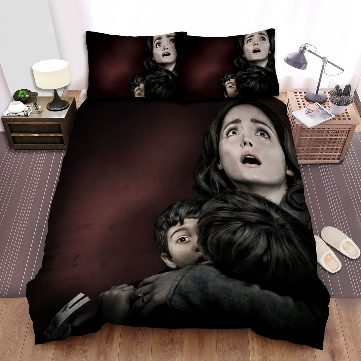 Insidious: Chapter 2 Movie Poster Decorative Bedding Sets with Duvet Cover, Flatsheet, Pillowcases, For Halloween