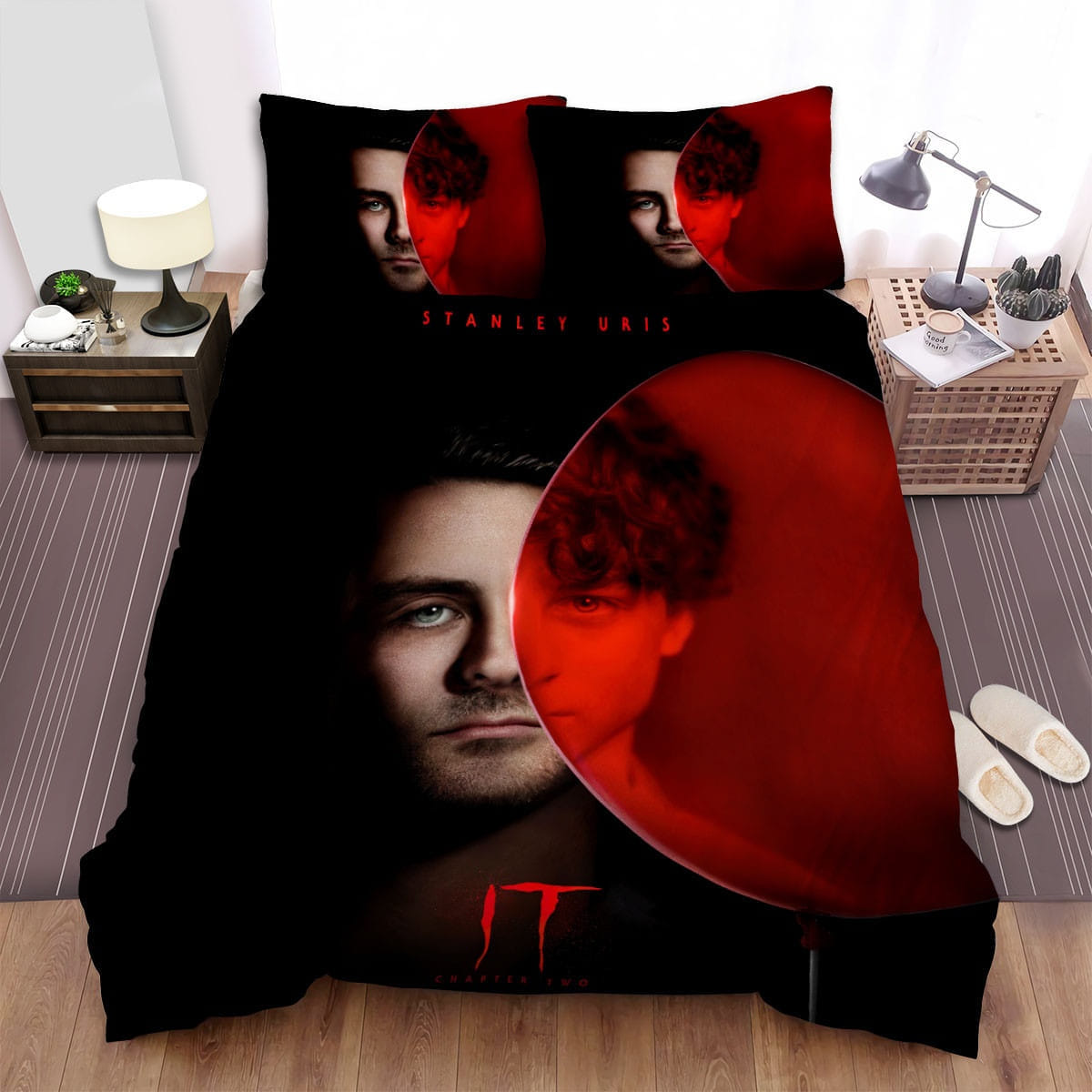 It Chapter Two Movie Cast 3 Photo Bedding Sets, Duvet Cover Flatsheet Gift For Halloween, Thanksgiving, Christmas